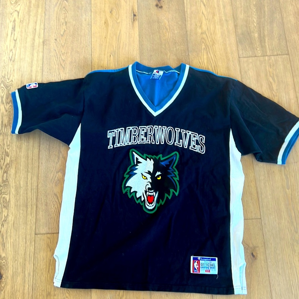 Minnesota Timberwolves Champion Brand Shooting shirt - size XL